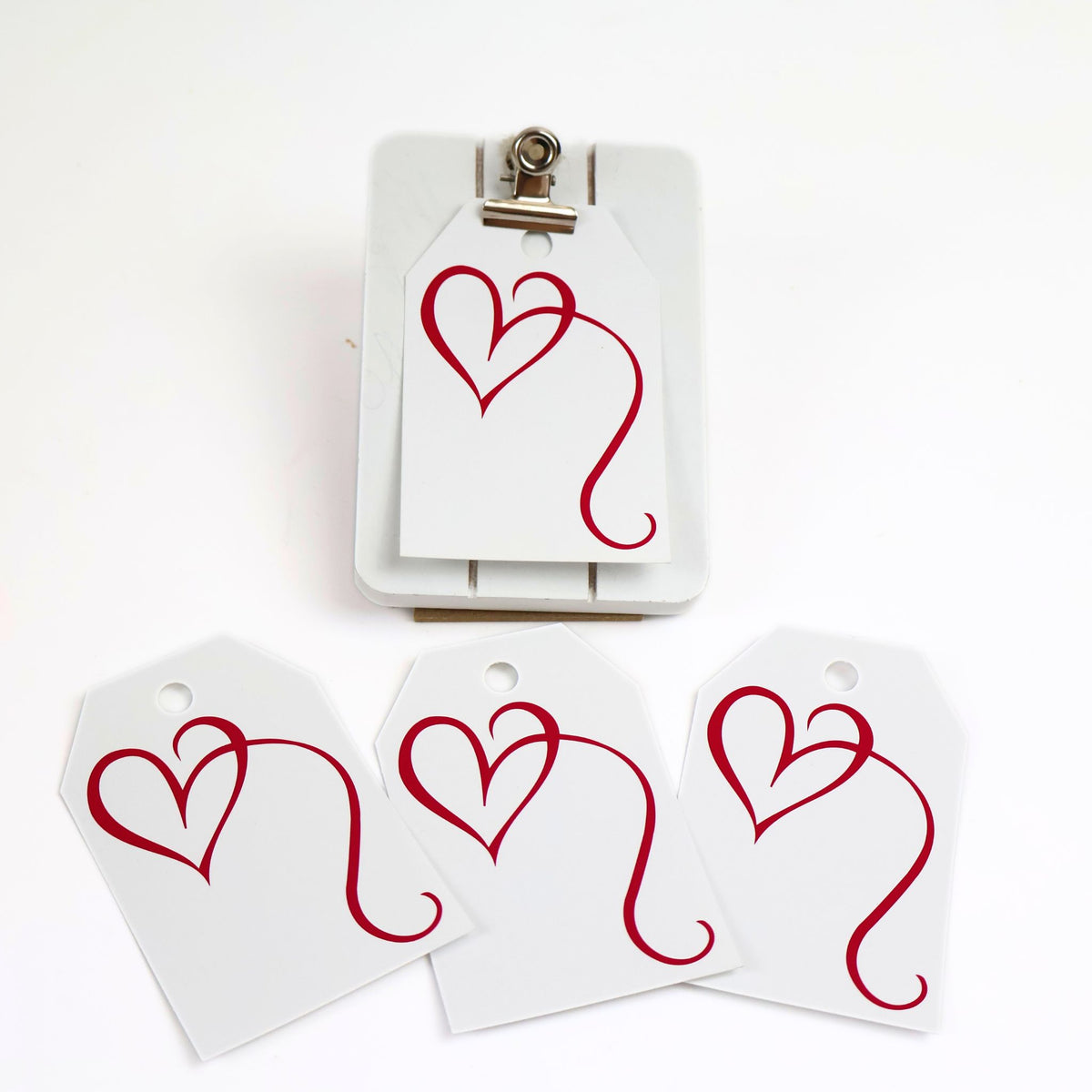 Personal Touch Tag- Red Heart