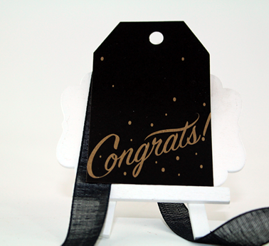 Personal Touch Tag- "Congrats!"