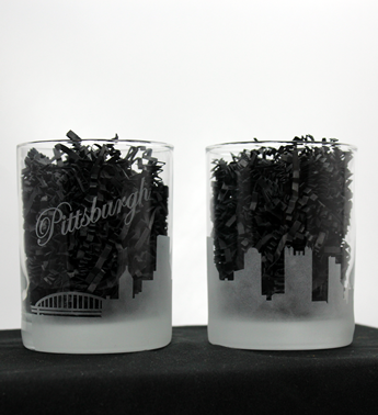 Pittsburgh Rocks Glass