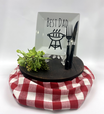 Customize - "Best Dad" Plate