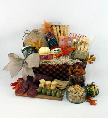 seasonally savory gift basket