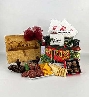 Simple Charcuterie - Photo of Incline Basket from Basket of Pittsburgh