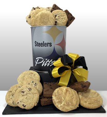 Since 1984, Basket of Pittsburgh has been sending gifts around the world that embody the spirit of Pittsburgh. Authentic Pittsburgh Steelers gifts and preferred vendor for Steeler Nation. Send the best Steelers gifts to your Steeler fan near or far. Delivery locally or ship nationwide via FedEx.