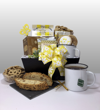 Sunny Days. Soup gift baskets. Soup gift baskets in Pittsburgh. THE DISH soup mugs. Fresh fruit gift baskets. Fruit baskets. Basket of Pittsburgh has the best gift baskets in the country. Since 1984, Basket of Pittsburgh has been creating gift baskets that embody the spirit of Pittsburgh but are appropriate for all occasions like birthdays, sympathy, get-well, thank-you, congratulations and welcome gift baskets. The best gift basket and gift company in Pittsburgh.