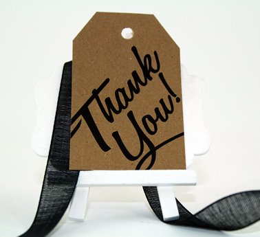 Personal Touch Tag- "Thank You!"