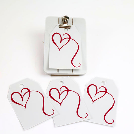 Personal Touch Tag- Red Heart