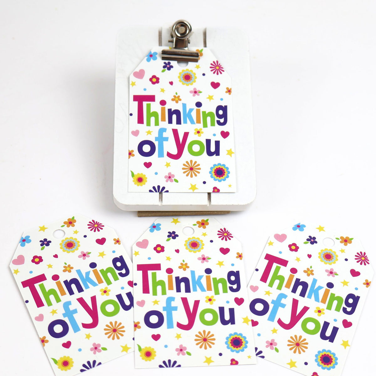 Personal Touch Tag- "Thinking of You" Floral
