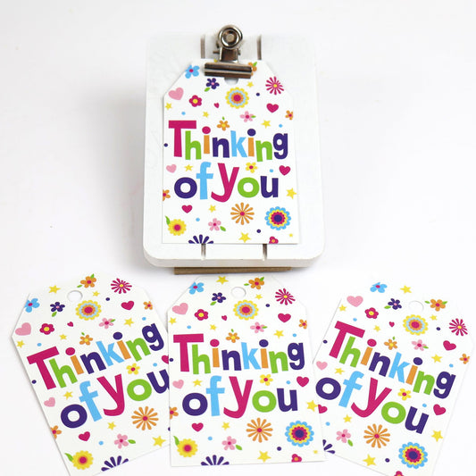 Personal Touch Tag- "Thinking of You" Floral