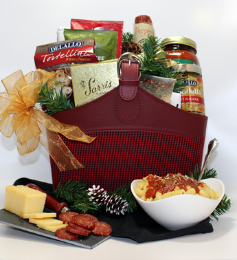 The best italian dinner gift baskets in Pittsburgh. It offers the best products from local merchants. This classy design is a best seller in Pittsburgh.