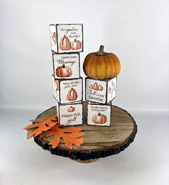 Customize Fall Decorative Block