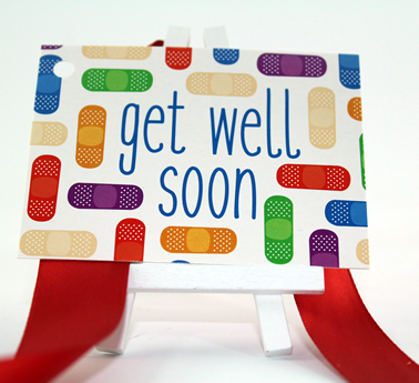 Personal Touch Tag- "Get Well Soon!" Bandages