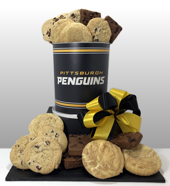 The best gifts in Pittsburgh. Classy, creative, unique and fun Pittsburgh Penguin gifts. Corporate and large orders welcome. From 1-5,000 gifts. Black and gold sports fan love Basket of Pittsburgh gifts. Send one to your favorite fan today.