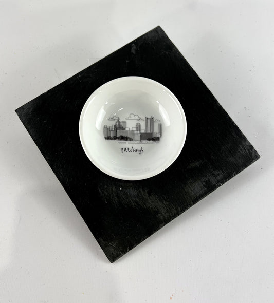 The Dish Pittsburgh Collection. Photo of the ring dish.
