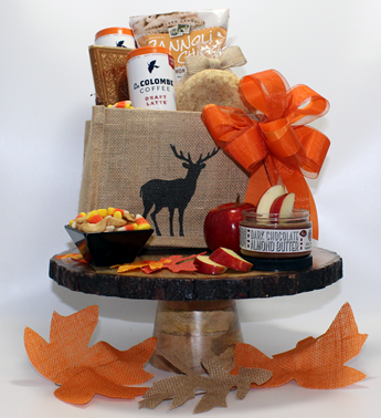 Gifts full of pumpkin spice! Fall and Thanksgiving gifts by Basket of Pittsburgh. Most creative gifts for personal and corporate holiday gifts. The most creative autumn gift baskets in the country.