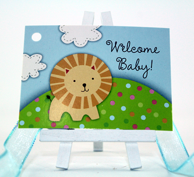 Personal Touch Tag- "Welcome Baby"
